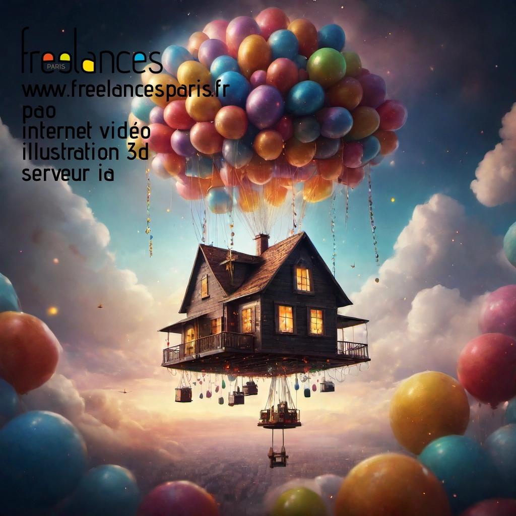 Pao mise en page internet vidéo illustration 3d serveur IA générative AI freelance paris studio de création magazines mq77naq0